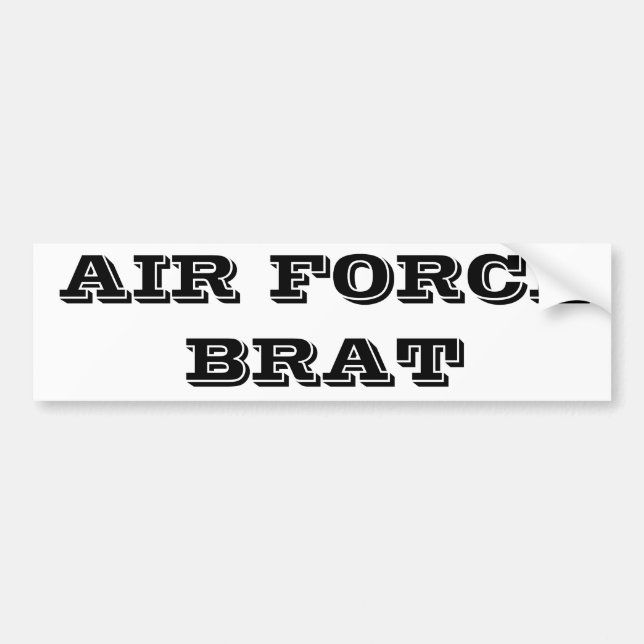 Bumper Sticker Air Force Brat (Front)