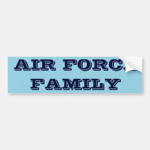 Bumper Sticker Air Force Family