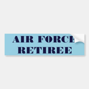 Bumper Sticker Air Force Retiree