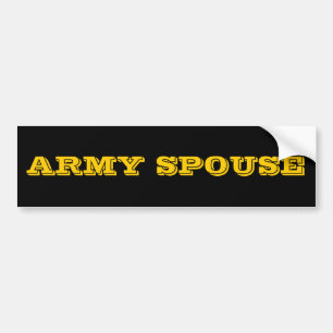 Bumper Sticker Army Spouse