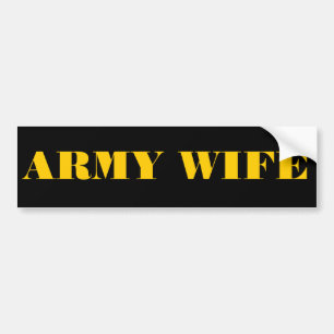 Bumper Sticker Army Wife