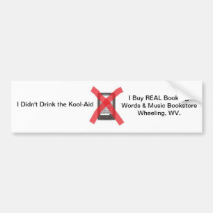 bumper sticker bookstores wheeling WV.