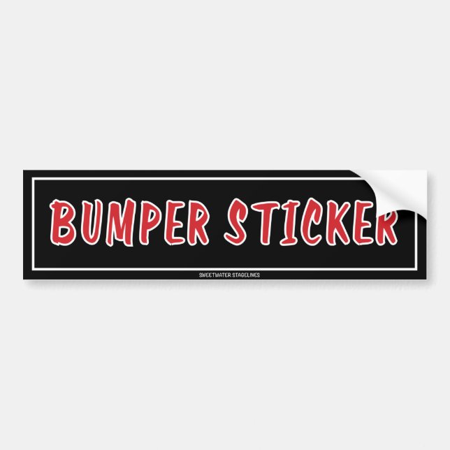 Bumper Sticker Bumper Sticker (Front)