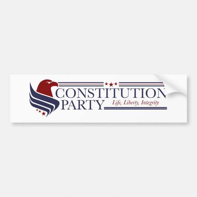 Bumper Sticker, Constitution Party Bumper Sticker (Front)