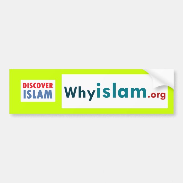 Bumper Sticker Discover Islam (13) (Front)