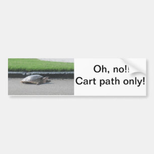 Bumper sticker/ Golf Carts,golfers' cars, funny, Sticker