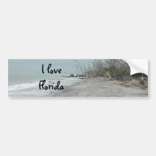 Bumper Sticker, I love Florida Bumper Sticker