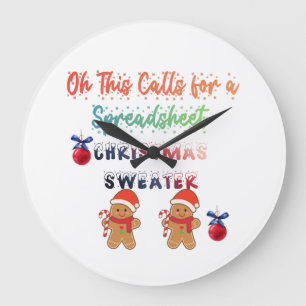 Bumper Sticker Large Clock
