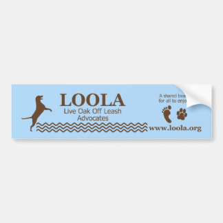 Bumper Sticker: LOOLAorg Bumper Sticker