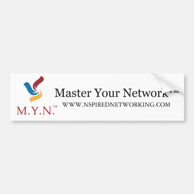 Bumper Sticker - Master Your Network (Front)