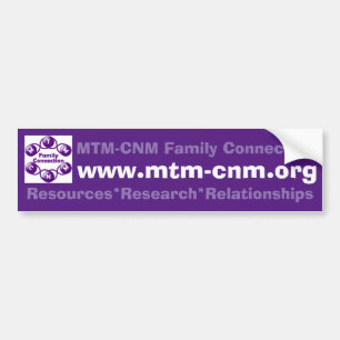 Bumper Sticker MTM-CNM Family Connection