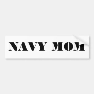 Bumper Sticker Navy Mum