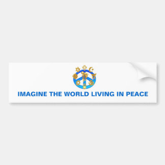 BUMPER STICKER ~  PEACE