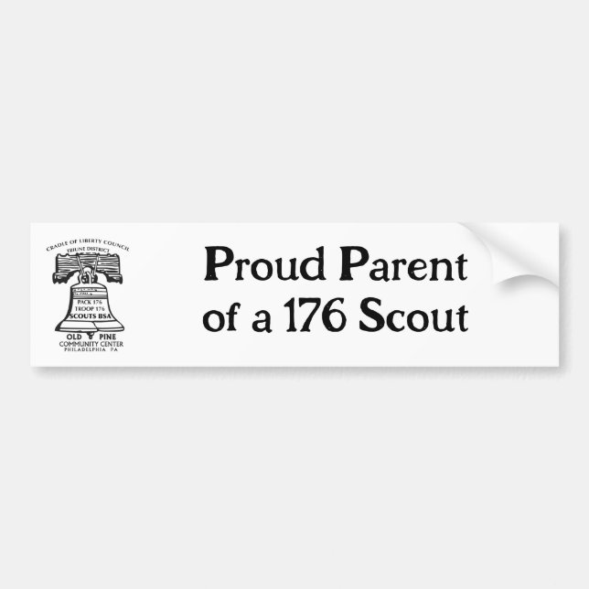 Bumper Sticker - Proud Parent (Front)