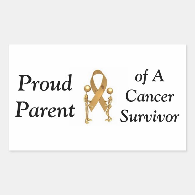 Bumper Sticker, Proud Parent, Survivor Rectangular Sticker (Front)