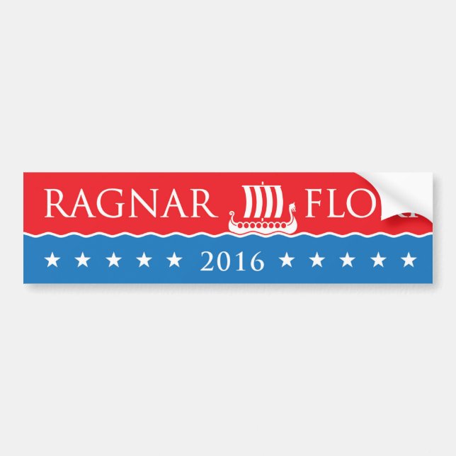 Bumper Sticker: Ragner / Floki / 2016 Sticker (Front)