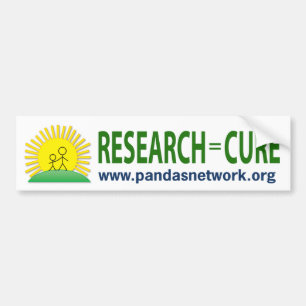 Bumper Sticker: Research = Cure Sticker