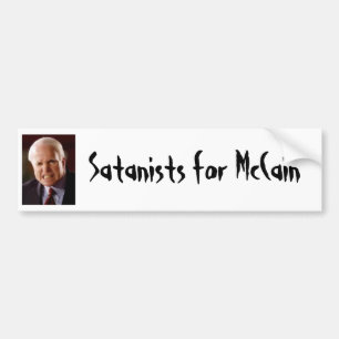 Bumper Sticker: Satanists for McCain Sticker