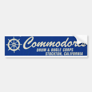 Bumper Sticker-Stockton Commodores Drum & Bugle Sticker