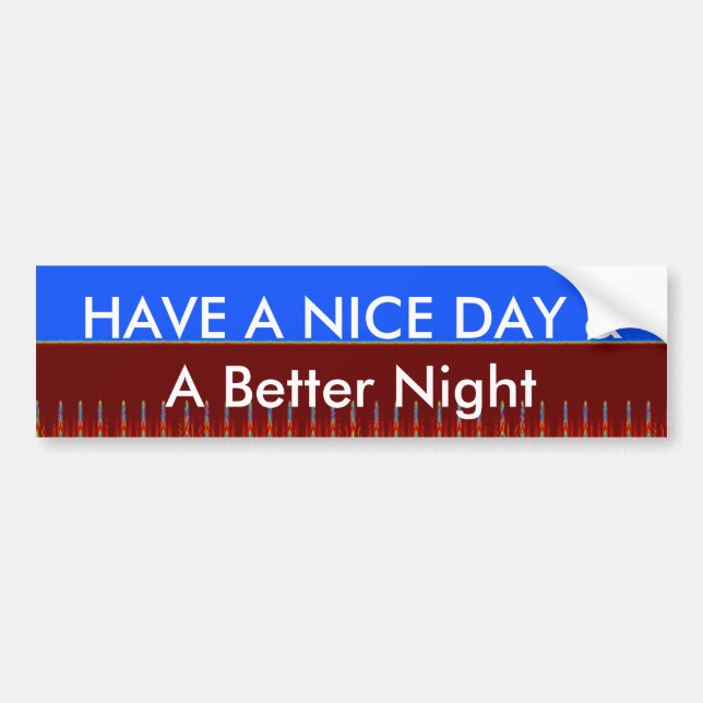Bumper Sticker Template (Front)
