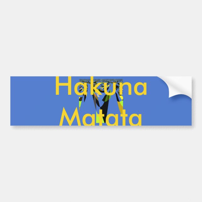 Bumper Sticker Template Car Bumper Sticker (Front)