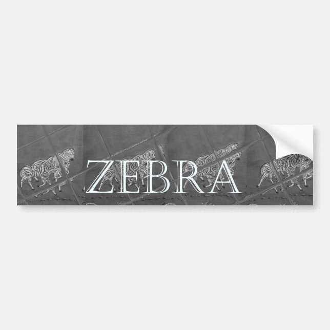 Bumper Sticker Template Car Bumper Sticker (Front)