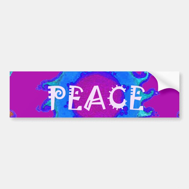 Bumper Sticker Template Car Bumper Sticker (Front)
