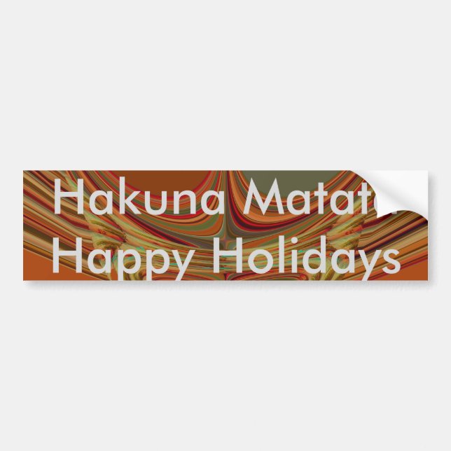 Bumper Sticker Template Car Bumper Sticker (Front)