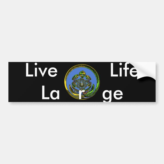 Bumper Sticker Template Car Bumper Sticker (Front)
