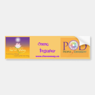 Bumper sticker- The New Way POD Sticker