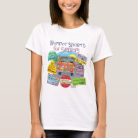Bumper Stickers For Seniors Cartoon
