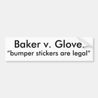 Bumper Stickers legal