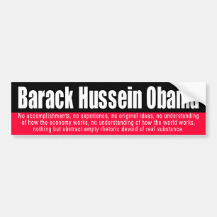 BUMPER Z obama 987 Bumper Sticker