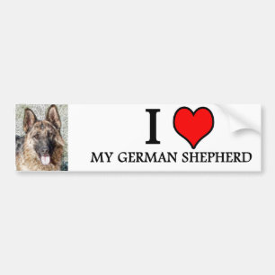 bumpersticker GERMAN SHEPHERD Bumper Sticker