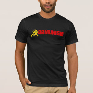 Bumpersticker - Obamunism red T-Shirt