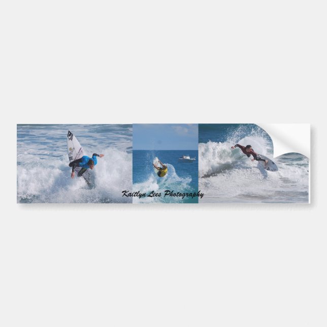 BumperSurf Bumper Sticker (Front)