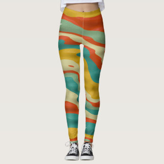 Bumps abstract design leggings