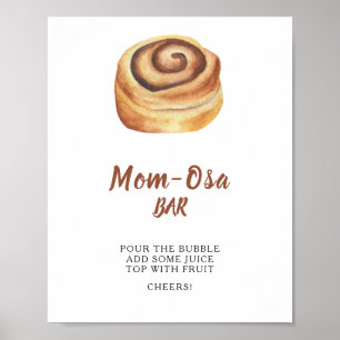 Bun baby shower - Mimosa bar Poster