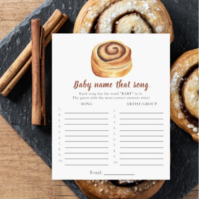 Bun baby shower - Name that song game (Creator Uploaded)