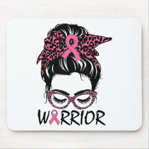 Bun Breast Cancer Wear Pink Warrior Mouse Pad