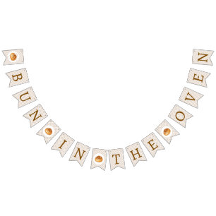 Bun In The Oven Baby Shower  Bunting