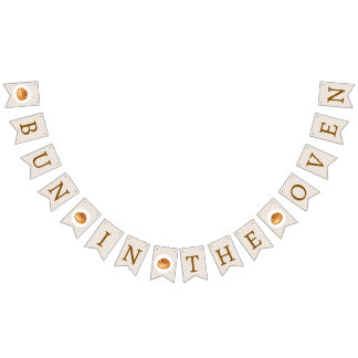 Bun In The Oven Baby Shower  Bunting