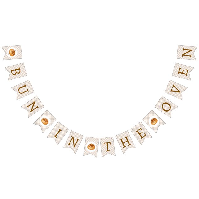 Bun In The Oven Baby Shower  Bunting (All)