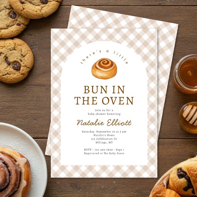 Bun In The Oven Baby Shower Invitation (Creator Uploaded)