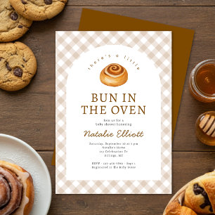 Bun In The Oven Baby Shower Invitation