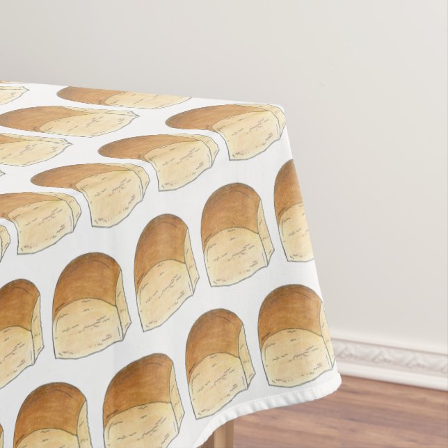 Bun in The Oven Bread Dinner Roll Baby Shower Tablecloth (In Situ)