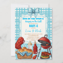 Bun in the Oven & Burgers on the Grill Baby Shower