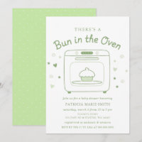 Bun In The Oven Gender Neutral Baby Shower