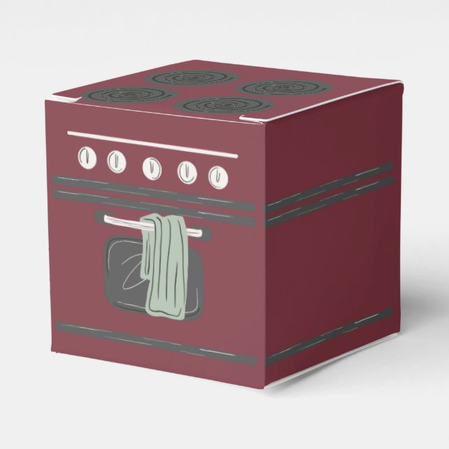 Bun in the oven party decor  favour box (Front Side)