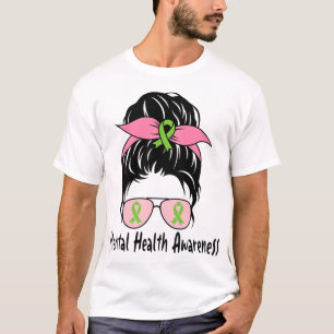 Bun Mental Health Problems Gift Mental Health Awar T-Shirt